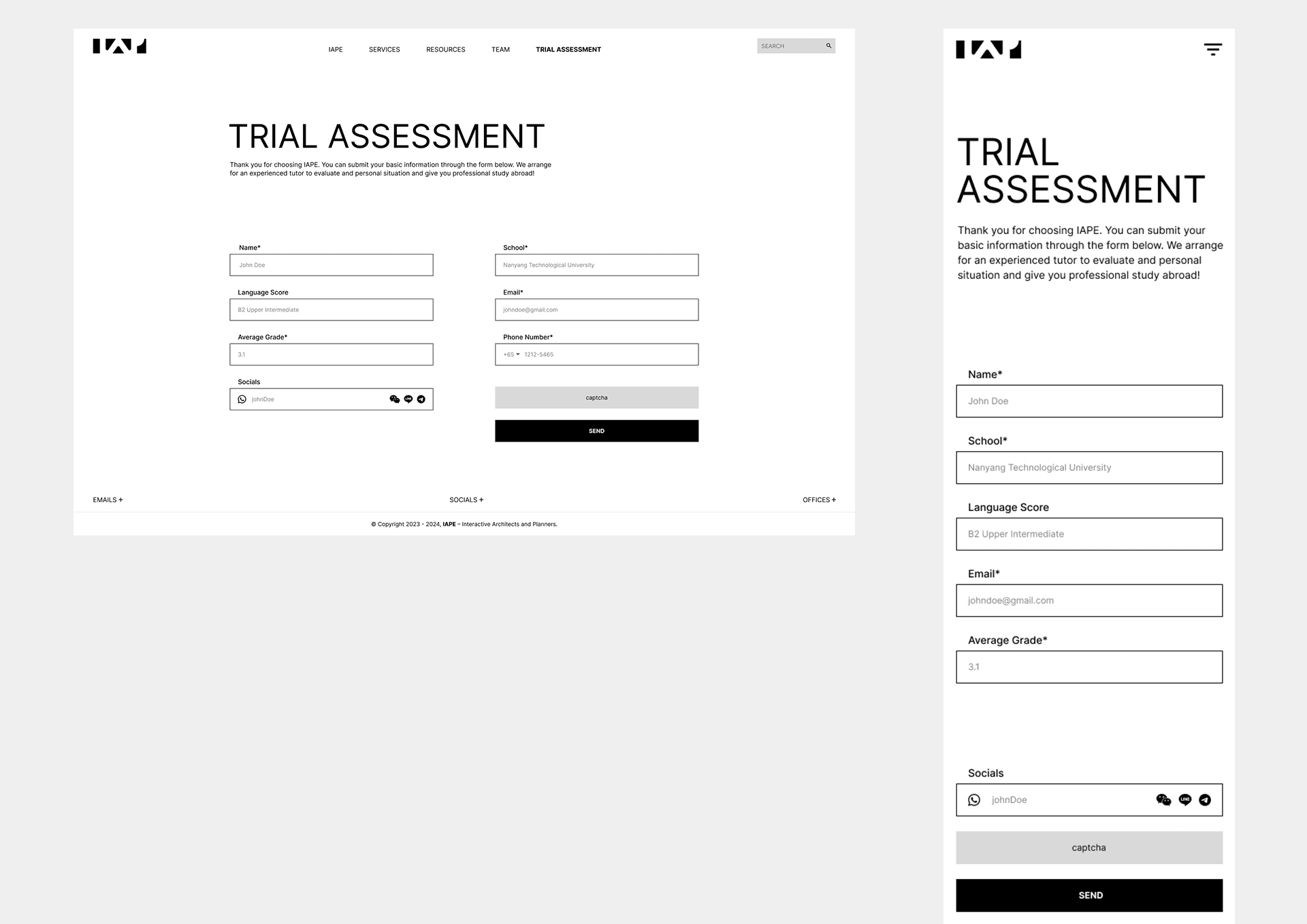 Trial Assessment