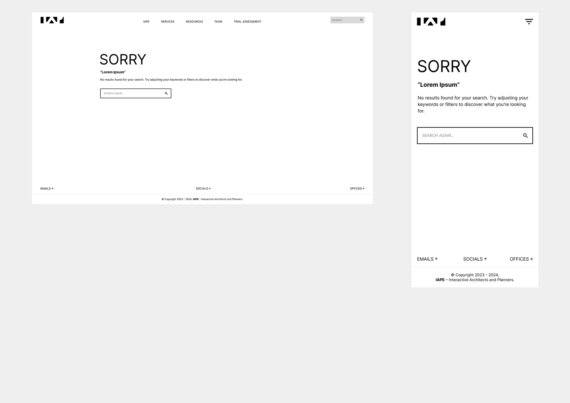 No Search Result